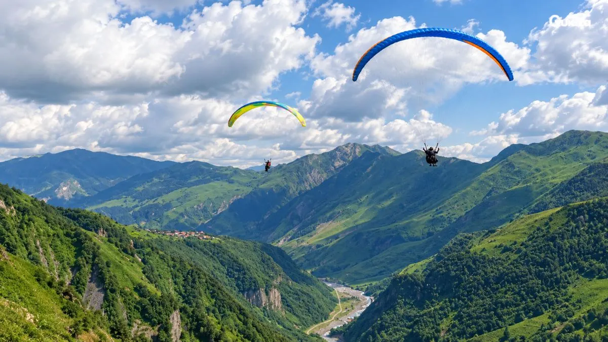 Paragliding in Georgia